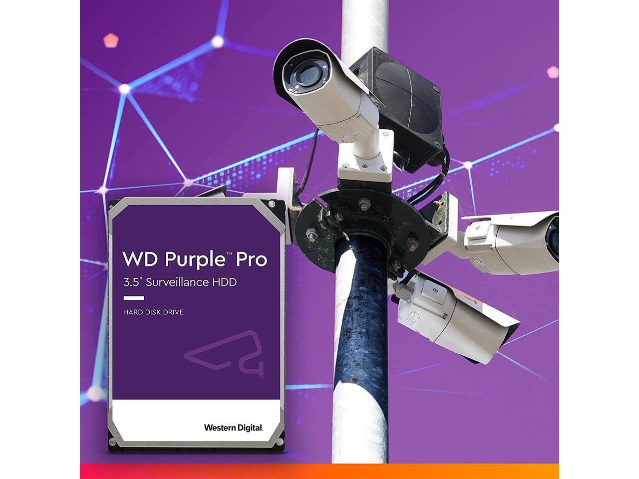 Western Digital WD Purple Pro WD181PURP 18TB 7200 RPM 512MB Cache