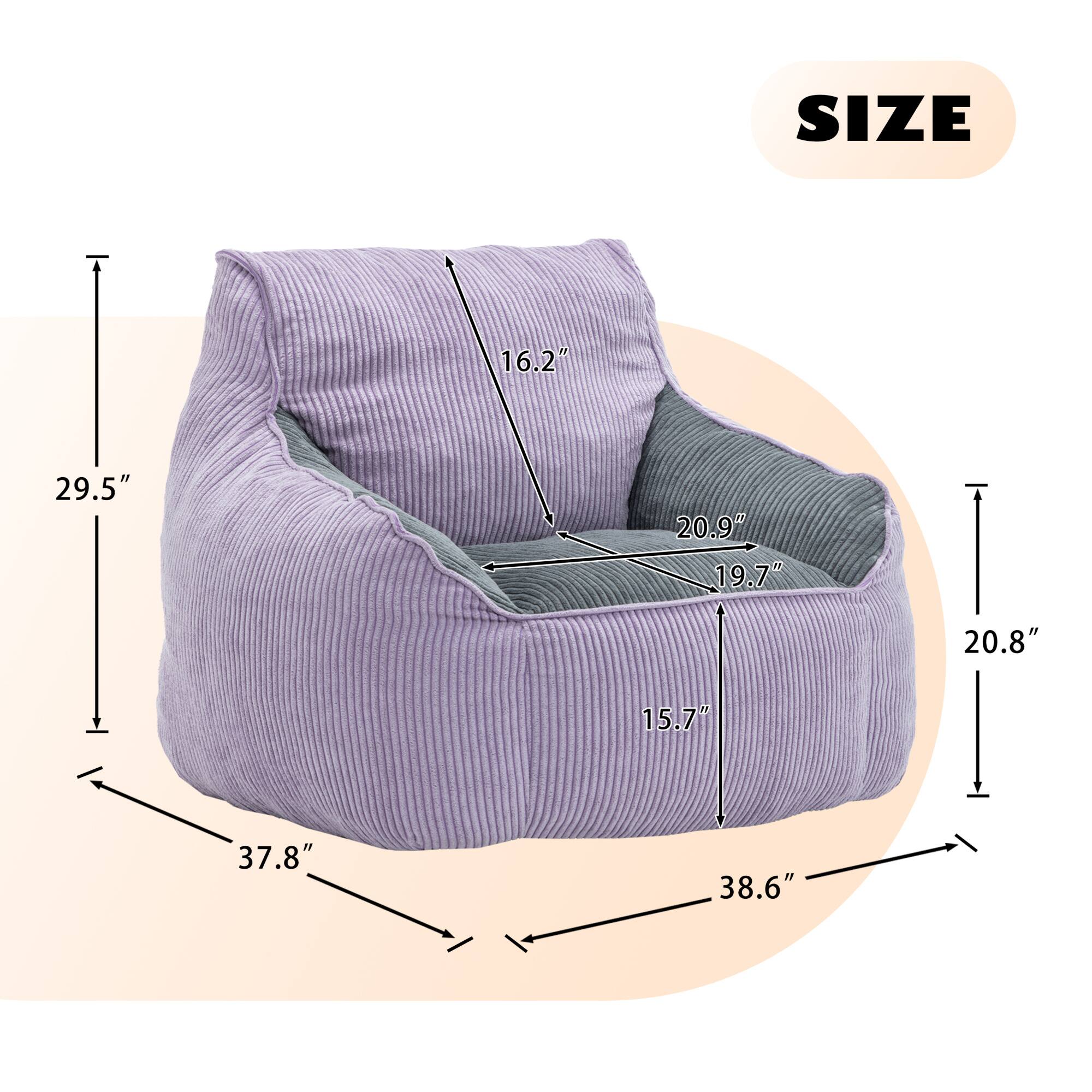 SIZE  
16.2"  
29.5"  
20.9"  
19.7"  
20.8"  
15.7"  
37.8"  
38.6"