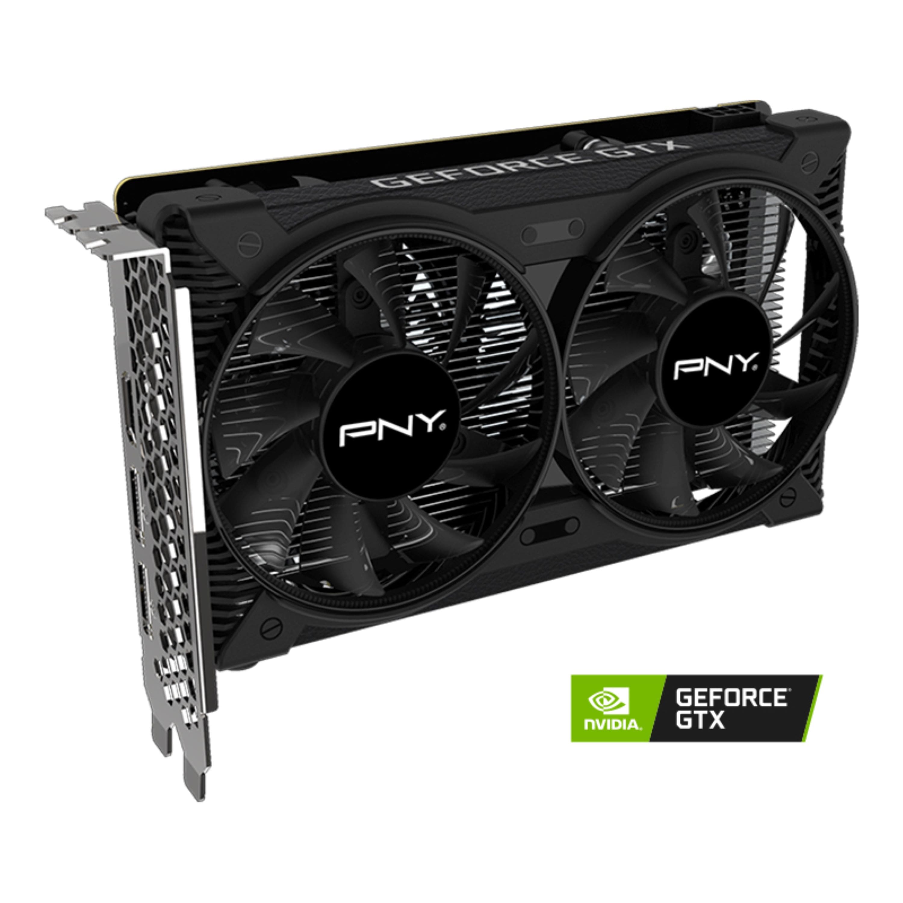 Alt View 12. PNY - NVIDIA GeForce GTX 1650 4GB GDDR6 PCI Express 3.0 Graphics Card with Dual Fan - Black.