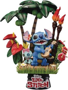 Beast - Kingdom - Lilo & Stitch - D-Stage - Stitch 6" Statue - Collectibles - Multicolor