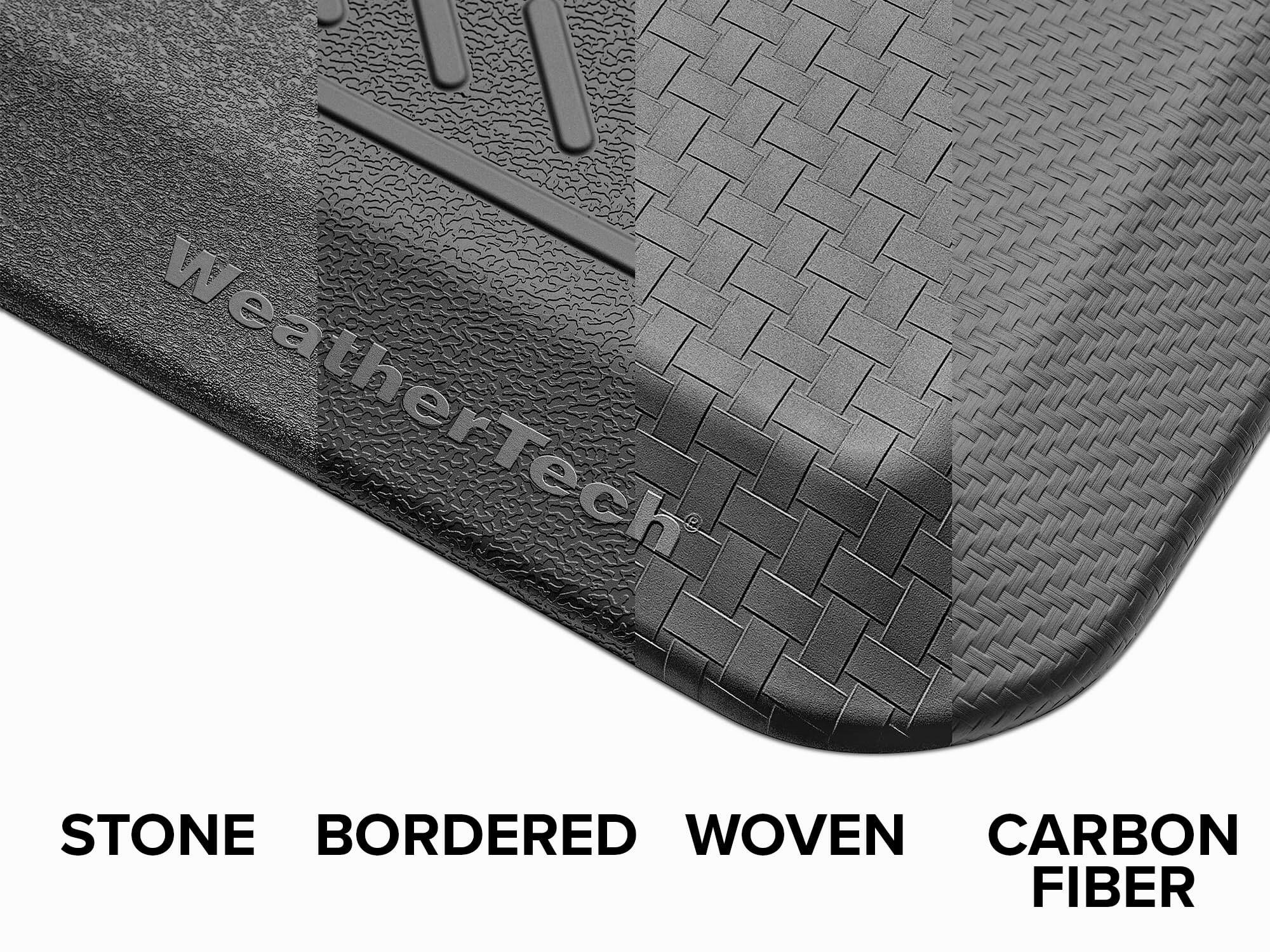 WeatherTech  
STONE BORDERED WOVEN CARBON FIBER