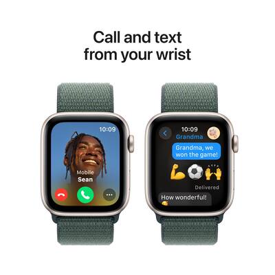 Apple - Lee  Apple Watch SE 2nd Generation (GPS) 44mm Aluminum Case with