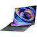 Alt View 34. ASUS - ZenBook Pro Duo 15 OLED UX582 15.6" Touch-Screen Laptop - Intel Core i9 - 32GB Memory - NVIDIA GeForce RTX 3060 -1TB SSD - Celestial Blue.