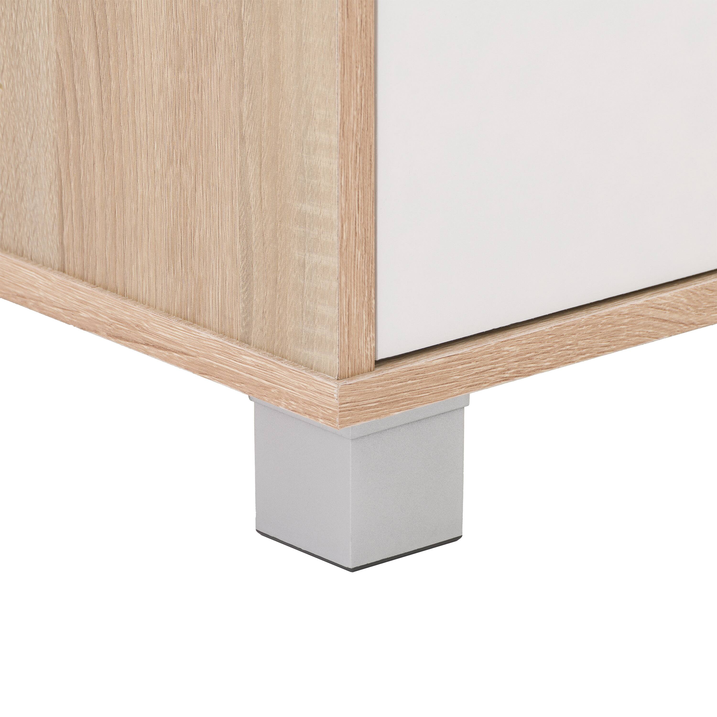 Alt View 17. CorLiving - Hollywood Collection TV Stand with Open and Closed Cabinets for Most TVs up to 85" - White.