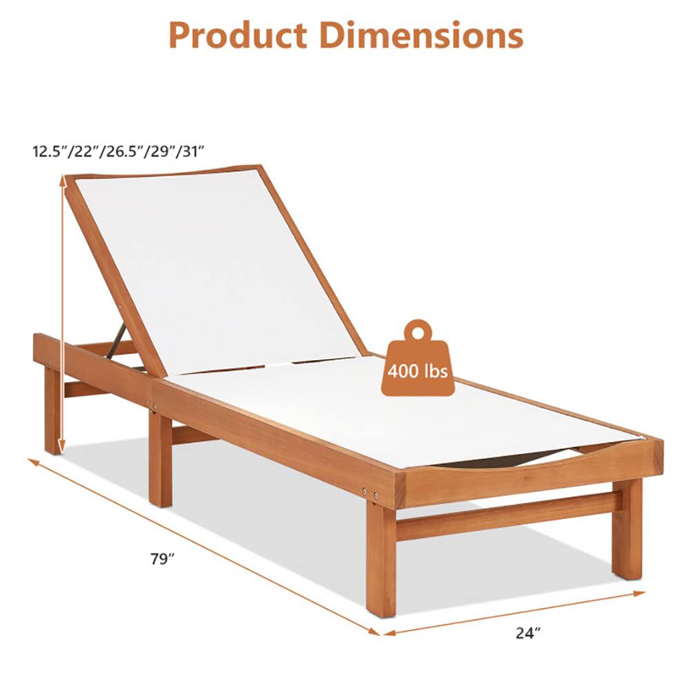 Product Dimensions: 12.5" x 22" x 26.5" x 29" x 31", 400 lbs, 79" x 24"