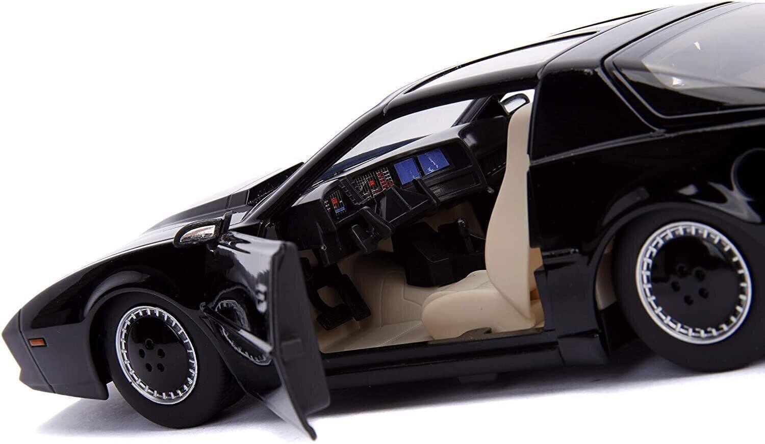 Front. Jada Toys - Knight Rider - 1:24 K.I.T.T (1982 Pontiac Trans Firebird) Die-Cast Car with Lights   - COLLECTIBLES - Multicolor.