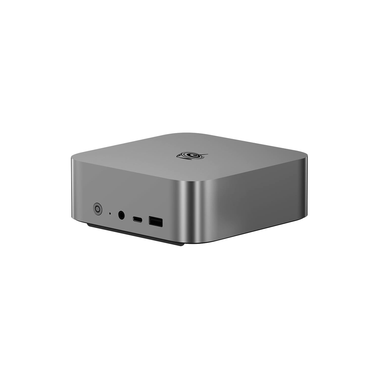 Front. Beelink - Beelink SER9 Max AI Mini PC | Ryzen AI 7 H350 | 32GB DDR5 1TB SSD | 10Gbps LAN - Space Gray.