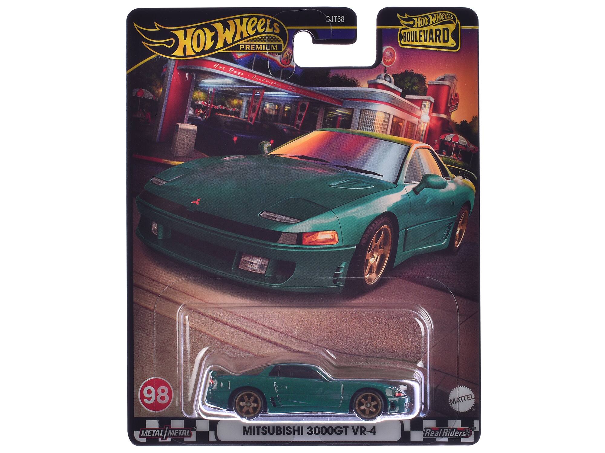 Mitsubishi 3000GT VR-4 "Boulevard" Series Diecast Model Car by Hot Wheels - Green Metallic