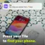 Tile: You rang your phone from Keys on Sunday, March 2:31. Press your Tile button to find your phone.