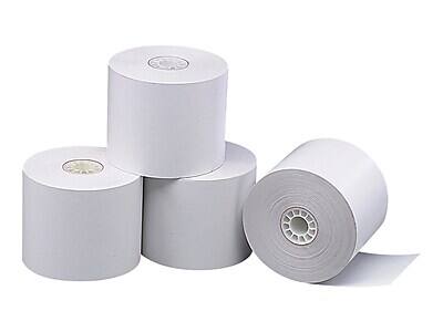 Alt View 1. Staples -  Thermal Cash Register/POS Rolls, 1-Ply, 3 1/8" x 90', BPA Free, 72/Carton  - White.