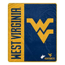 Pegasus - West Virginia Mountaineers 60" x 80" Endzone Ultra Soft Throw Blanket - Multicolor