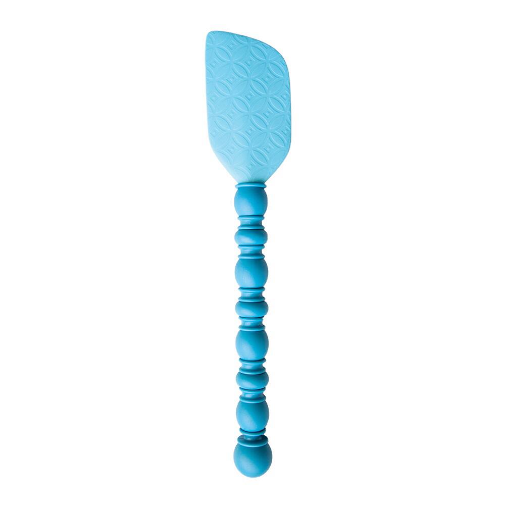 Front. Talisman Designs - Silicone Spatula, Vintage Inspired Tools Collection, Set of 1, Blue - Blue.