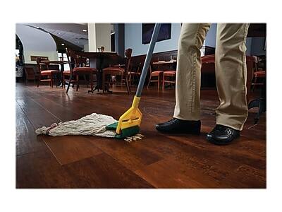 Alt View 2. RubberMaid - Rubbermaid Invader 60" Fiberglass Wet Mop Handle, Gray/Yellow (FGH14600GY00) - Gray/Yellow.