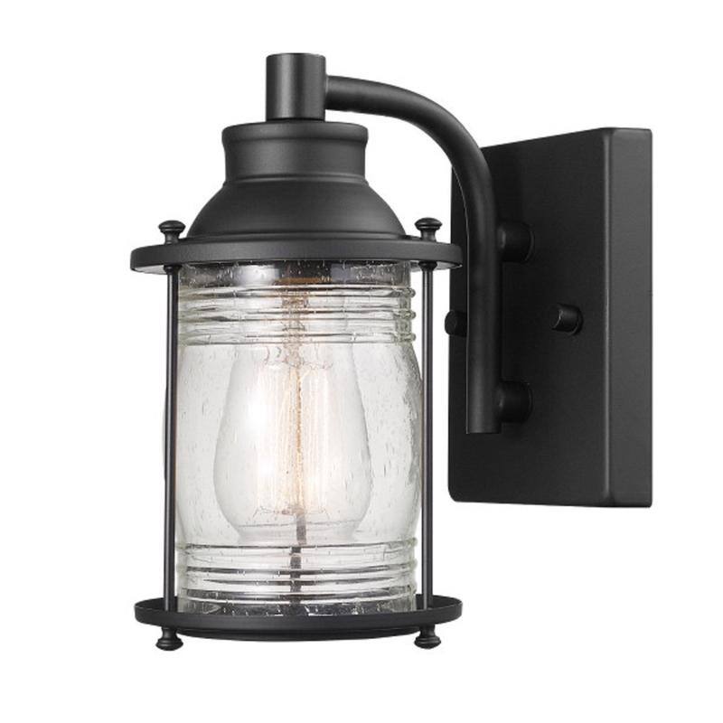 Angle. Globe Electric - Globe Electric Donovan 1-Light Bronze Downlight Wall Sconce.