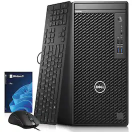 Dell - Refurbished Excellent - OptiPlex Tower Desktop PC | Intel Core i5-10th | 16GB DDR4 RAM | 512GB SSD | Wi-Fi | Win11 - Black