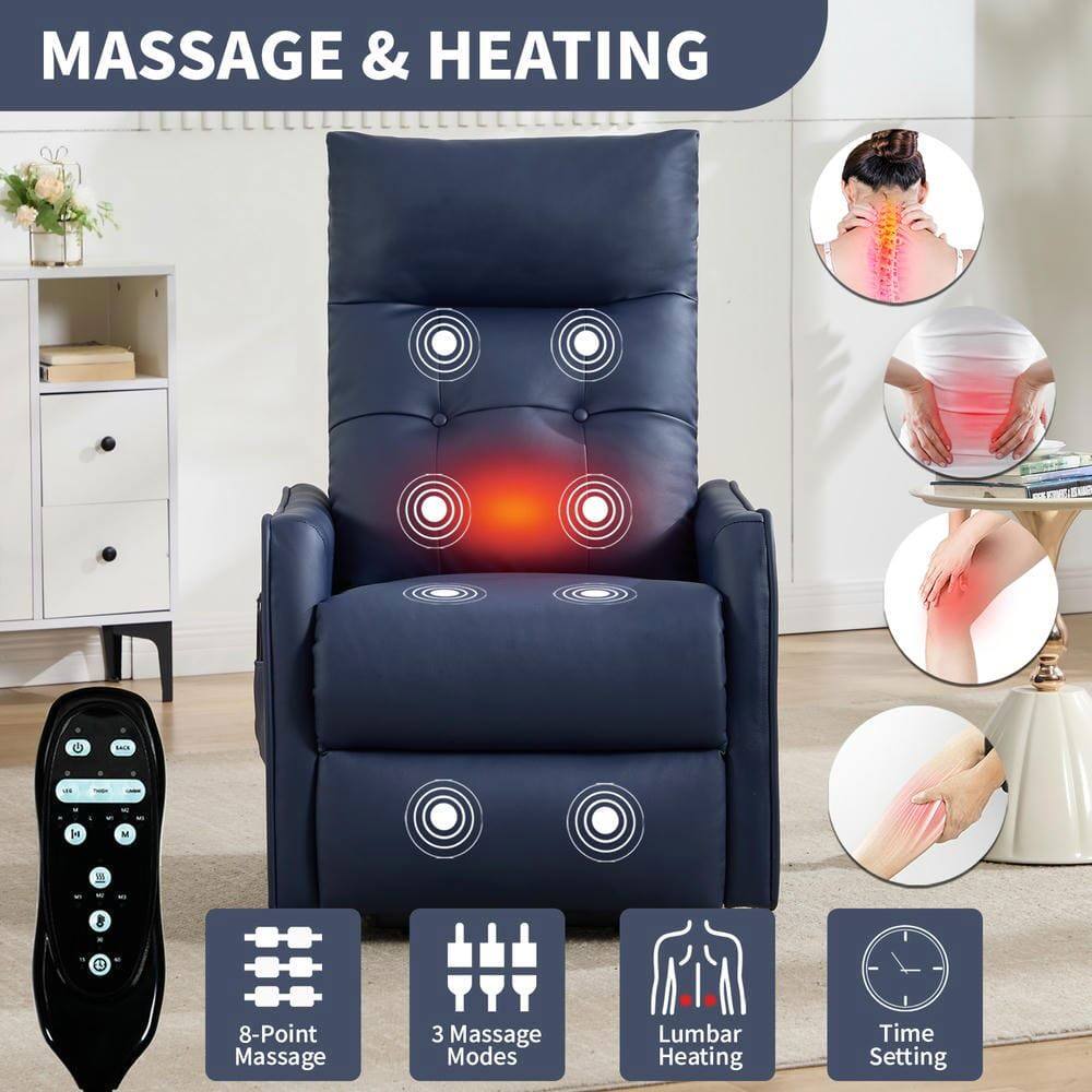 MASSAGE & HEATING

- 8-Point Massage
- 3 Massage Modes
- Lumbar Heating
- Time Setting