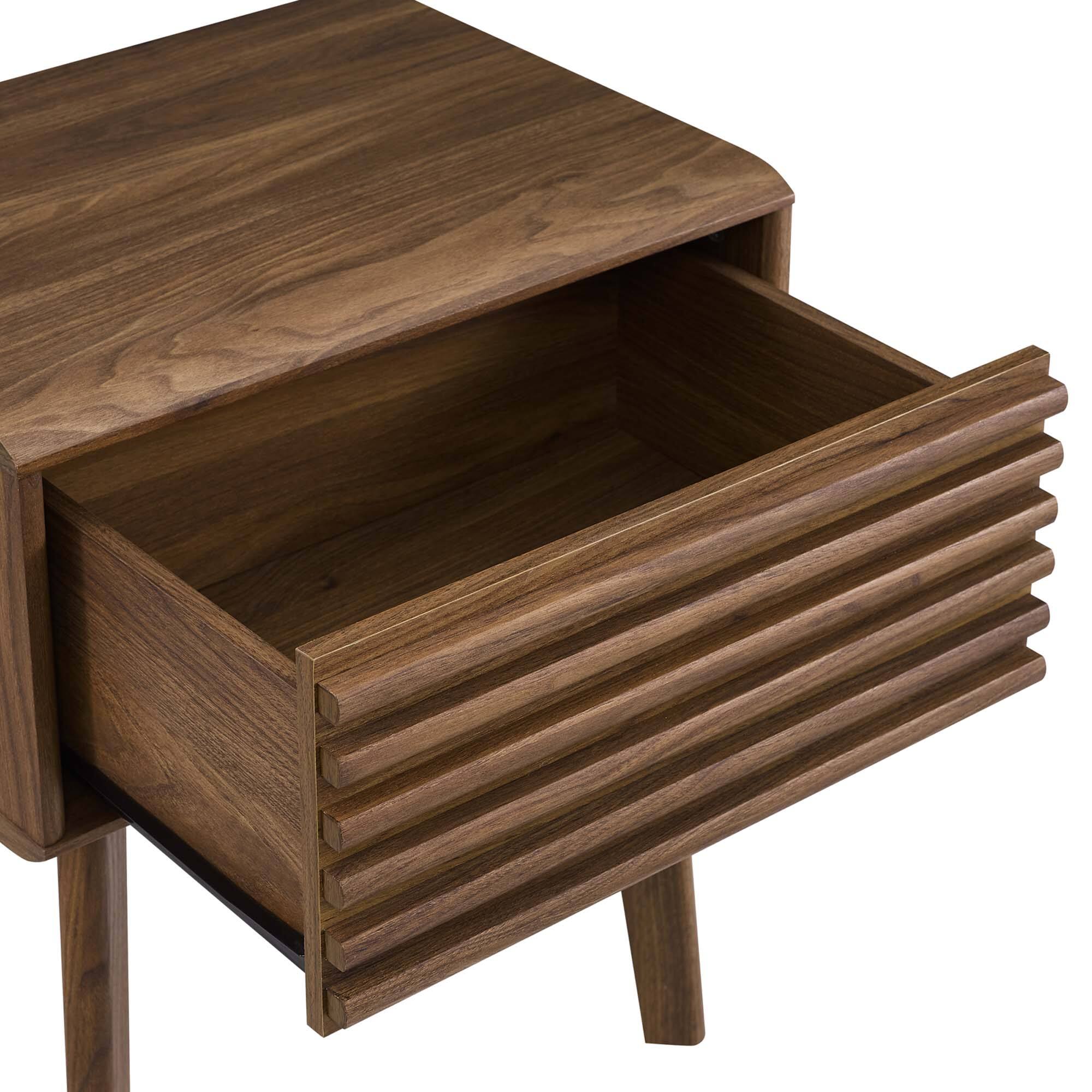 Alt View 4. Modway - Render End Table by Modway - Walnut.