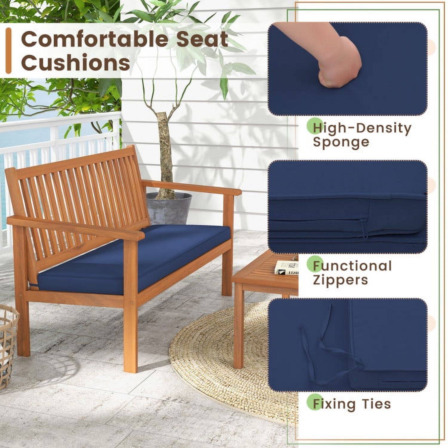 Comfortable Seat Cushions  
High-Density Sponge  
Functional Zippers  
Fixing Ties