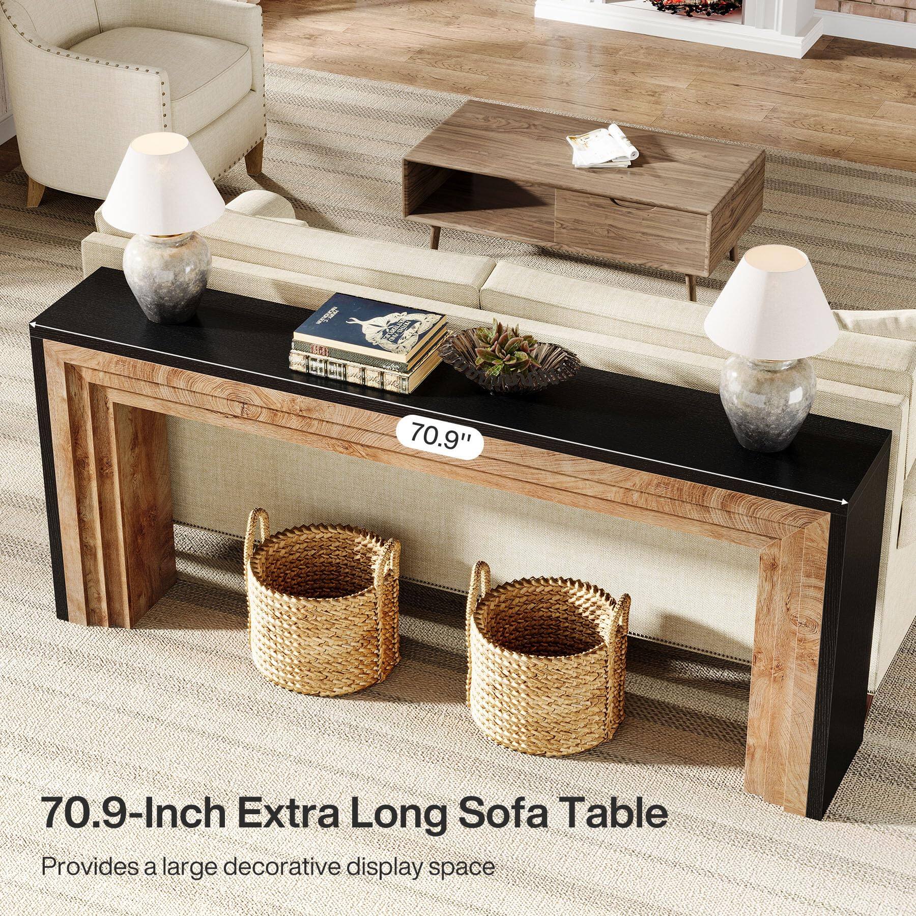 SALARGON 70.9"  
70.9-Inch Extra Long Sofa Table  
Provides a large decorative display space