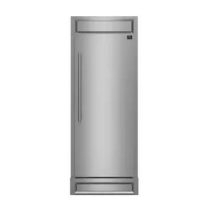 Front. Forno Appliances - Maderno 13.6 Cu. Ft. Built-In Convertible Refrigerator/Freezer with Decorative Grill and Right Swing Door - Stainless Steel.
