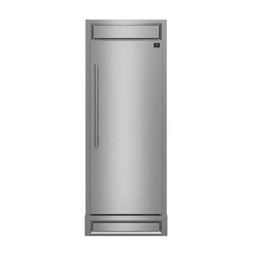 Forno Appliances - Maderno 13.6 Cu. Ft. Built-In Convertible Refrigerator/Freezer with Decorative Grill and Right Swing Door - Stainless Steel