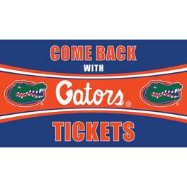 Evergreen Enterprises - Florida Gators 28" x 16" Come Back With Tickets Door Mat - Multicolor