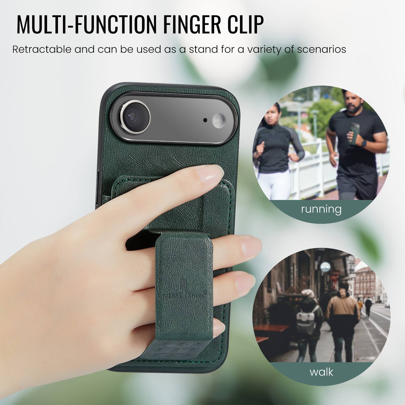 MULTI-FUNCTION FINGER CLIP

Retractable and can be used as a stand for a variety of scenarios

running

walk