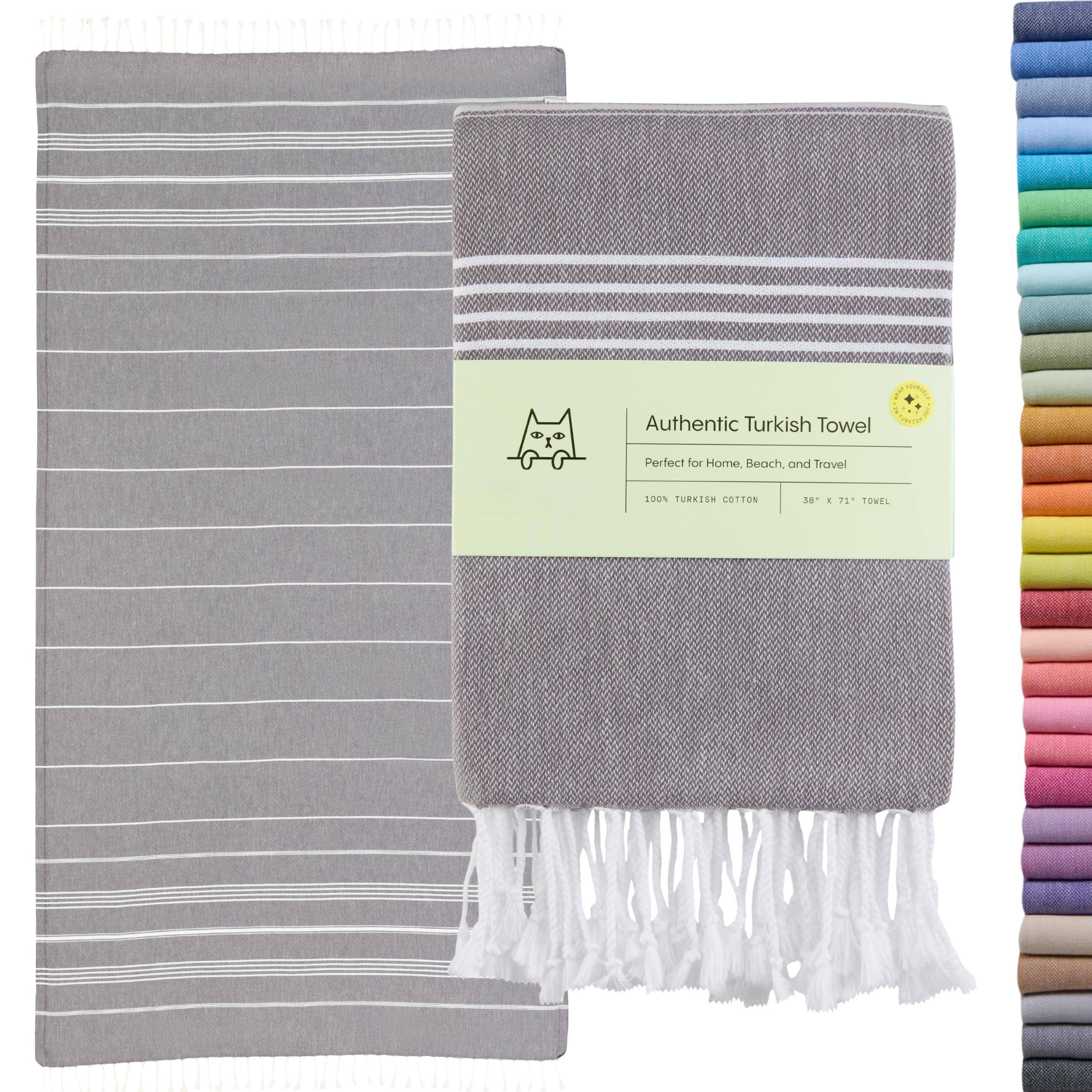 Dark Gray Beach Towel (38" x 71")