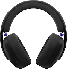 Front. Logitech - G325 LIGHTSPEED Wireless Bluetooth Gaming Headset with Noise Reduction Microphone for PC, PlayStation, Switch, Mobile - Black.