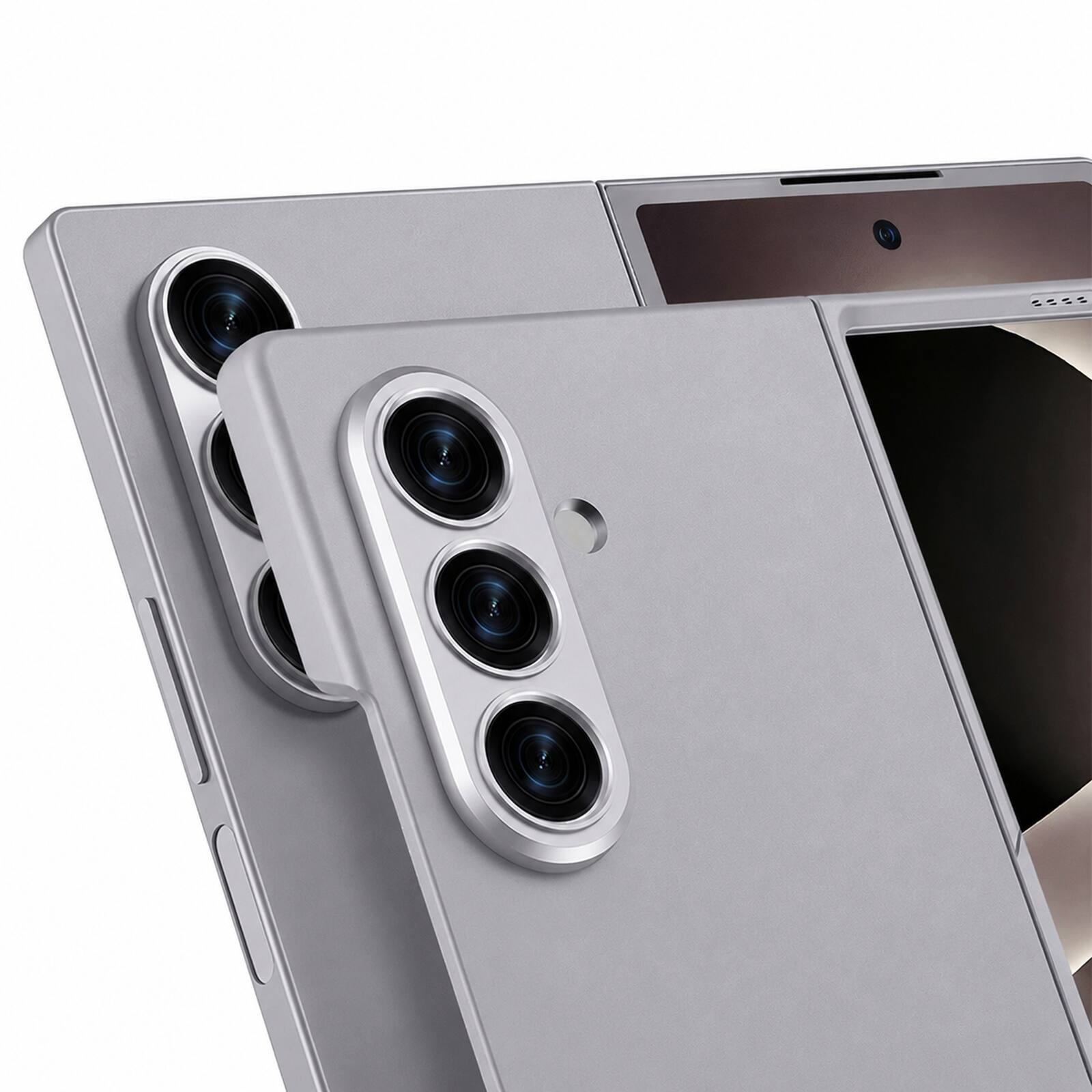 Alt View 2. Dteck - Shockproof Hinge Protection Cover for Samsung Galaxy Z Fold 8 Ultra, Shockproof Hard PC Case - Gray.