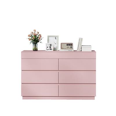 dresser with mirror pink Ritzi Pink Dresser & Mirror