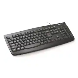Kensington - K64407US Pro Fit USB Washable Keyboard, 104 Keys - Black