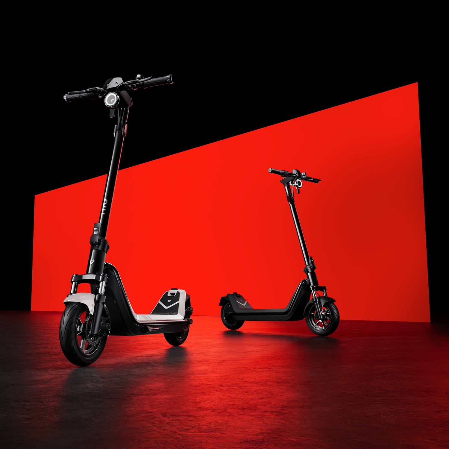 Alt View 12. NIU - KQi 300P Foldable Electric Kick Scooter w/ 40 mi Max Range & 20 mph Max Speed - Black.