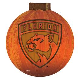 Fan Creations - Florida Panthers 12'' Pumpkin Sign - Orange