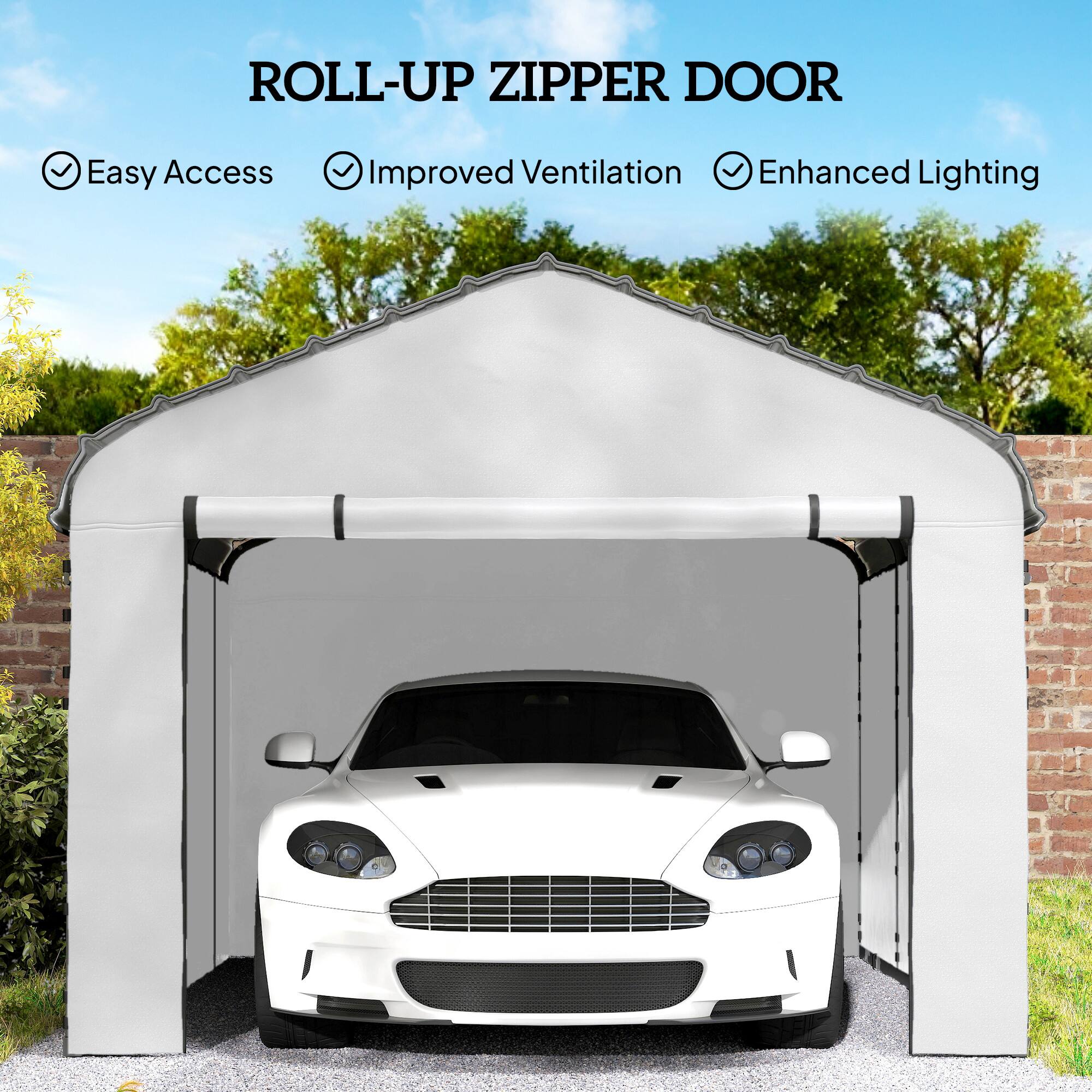 ROLL-UP ZIPPER DOOR

- Easy Access
- Improved Ventilation
- Enhanced Lighting
