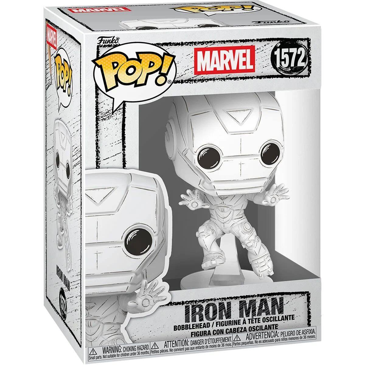 Funko POP! MARVEL 1572 IRON MAN BOBBLEHEAD / FIGURINE A TÊTE OSCILLANTE / OSCILANTE FIGURA CON CABEZA  
ADVERTENCIA: PEQUEÑAS PIEZAS. NO ES ADECUADO PARA NIÑOS MENORES DE 36 MESES.  
DANGER: SMALL PARTS. NOT SUITABLE FOR CHILDREN UNDER 36 MONTHS.  
ATTENTION: PETITES PIÈCES. NE CONVIENT PAS AUX ENFANTS DE MOINS DE 36 MOIS.