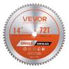 VEVOR
Affordable. Reliable. Home Improvement.
14" 355mm
72T
THICKNESS 0.094" (2.4mm)
1" APERTURE
MAXIMUM SPEED 3500 RPM
SINGLE SAW BLADE
VEVOR Support Center
www.vevor.com/support
Made in China