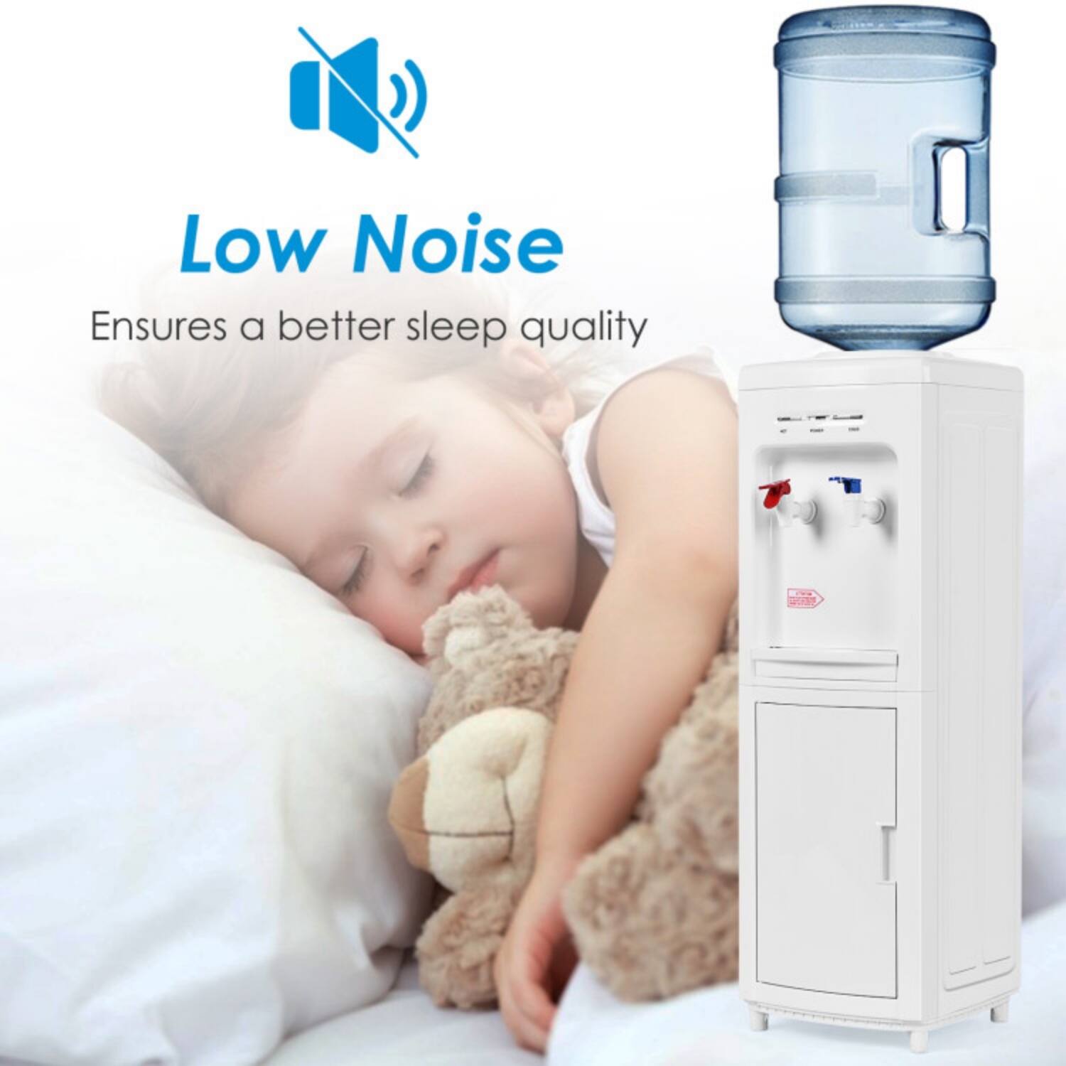 Low Noise  
Ensures a better sleep quality