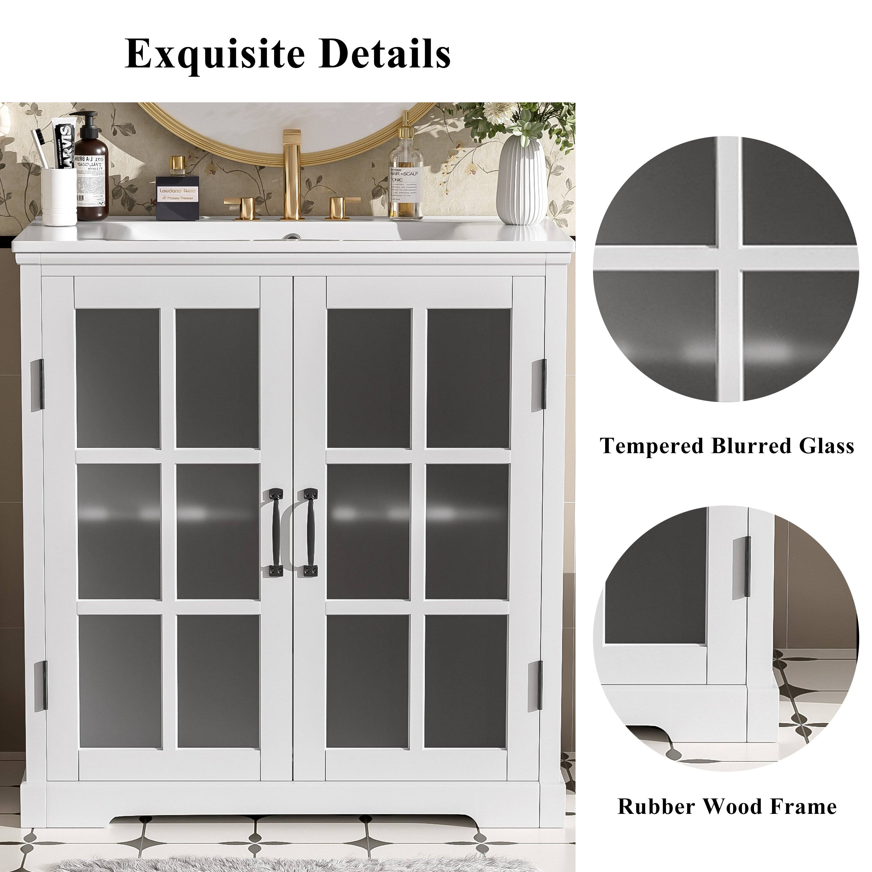 Exquisite Details

Tempered Blurred Glass

Rubber Wood Frame