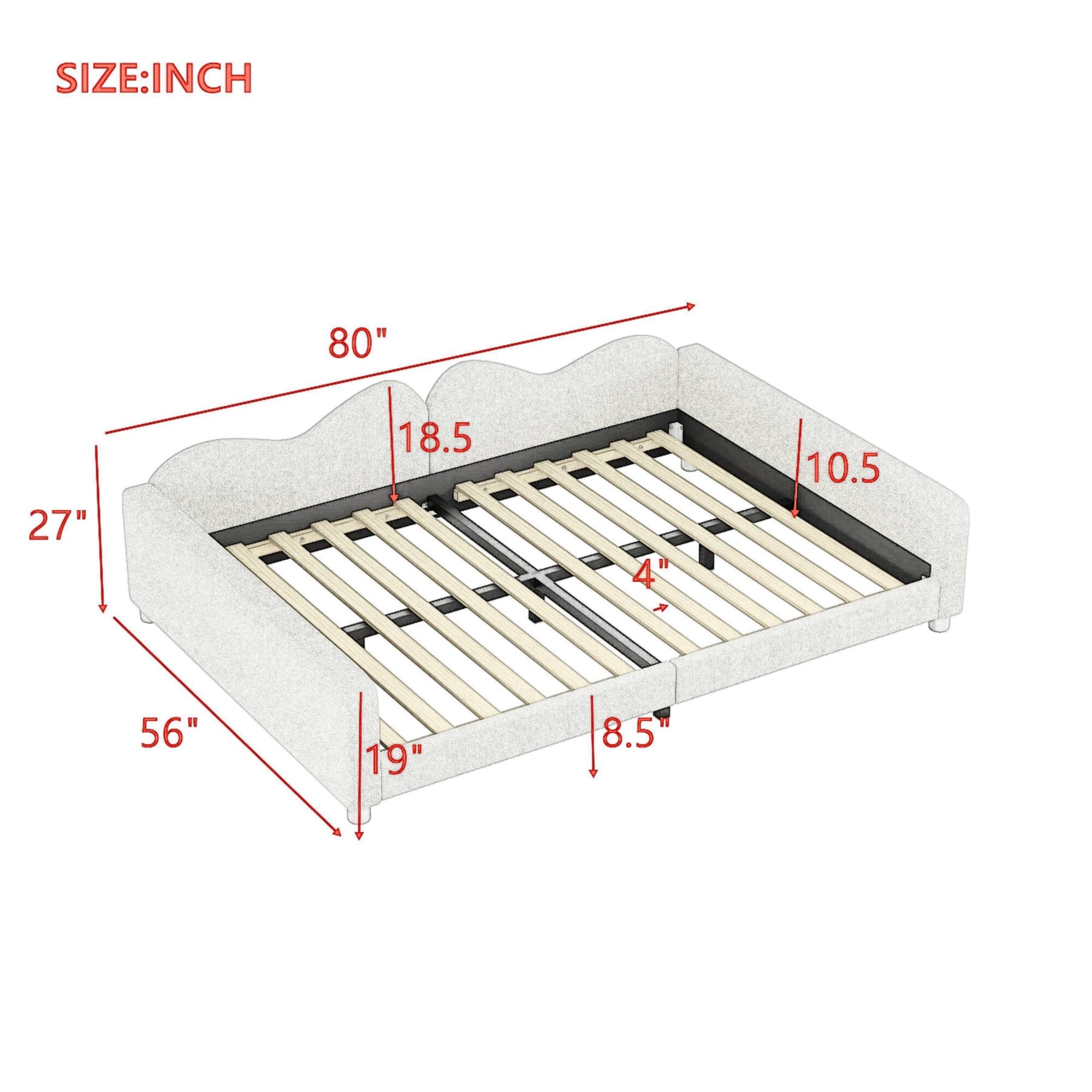 SIZE: INCH  
80" x 27" x 18.5" x 4" x 10.5" x 56" x 19" x 8.5"