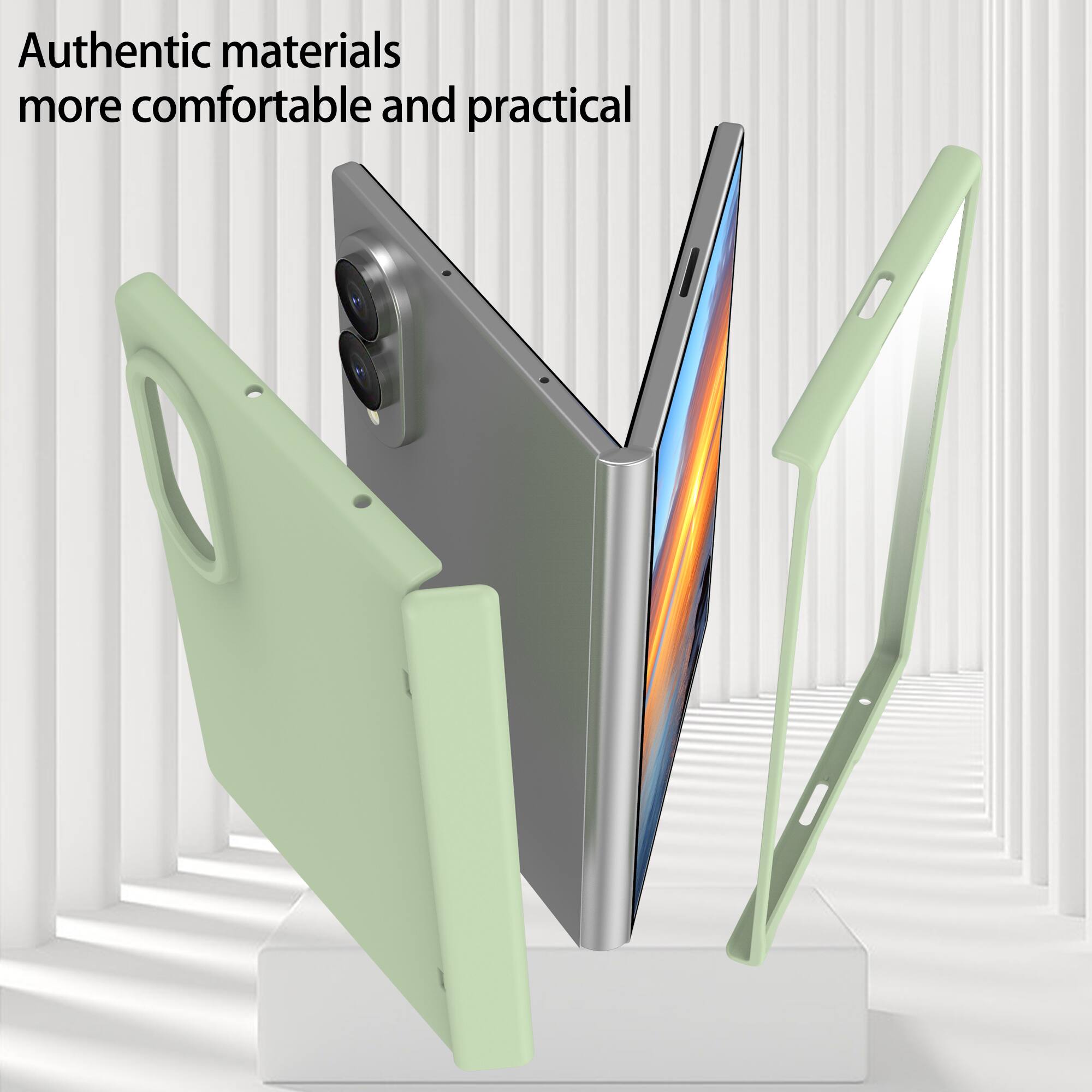 Authentic materials more comfortable and practical