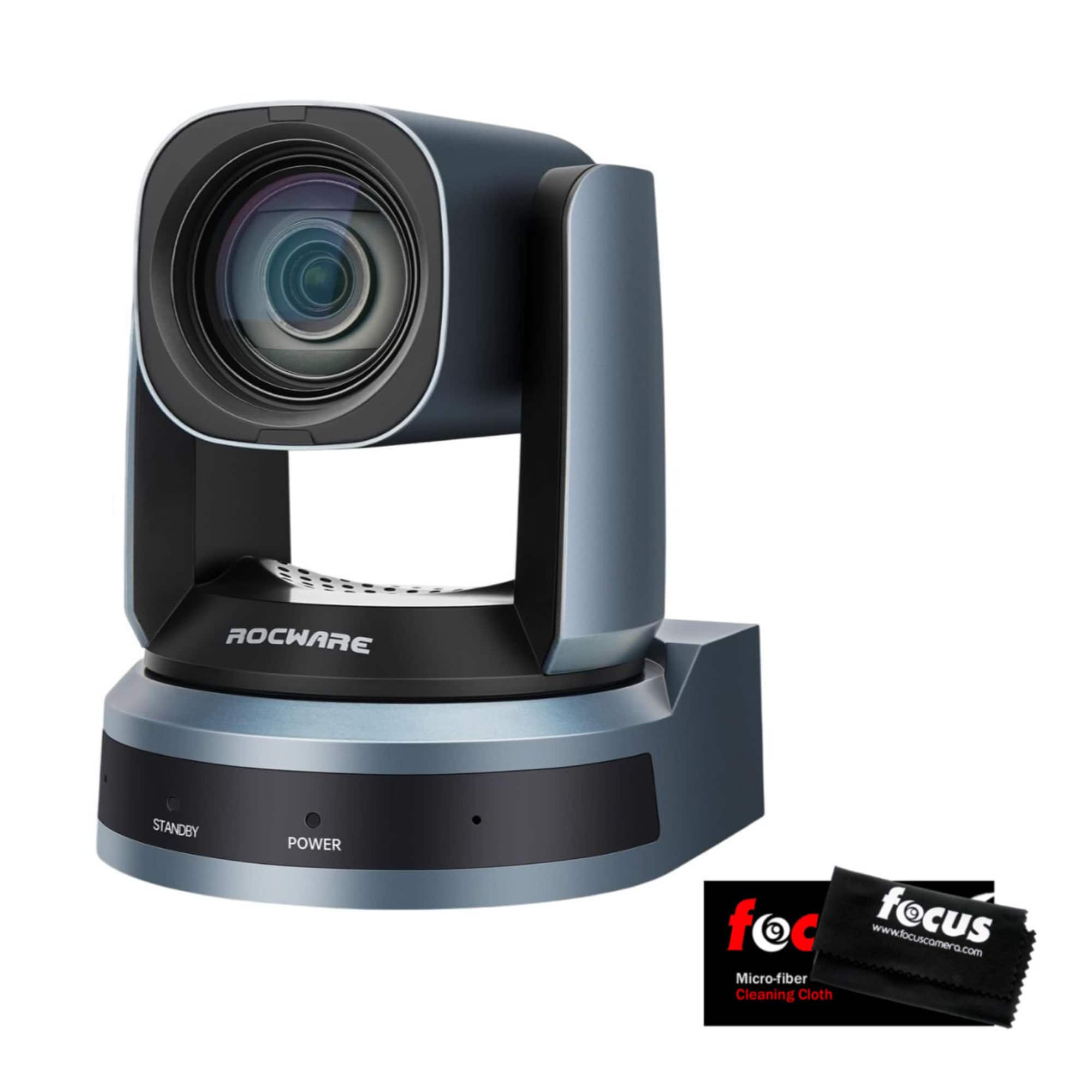 Rocware - RC821U Video Conferencing Camera with 120 Degree Wide Angle Lens Bundle