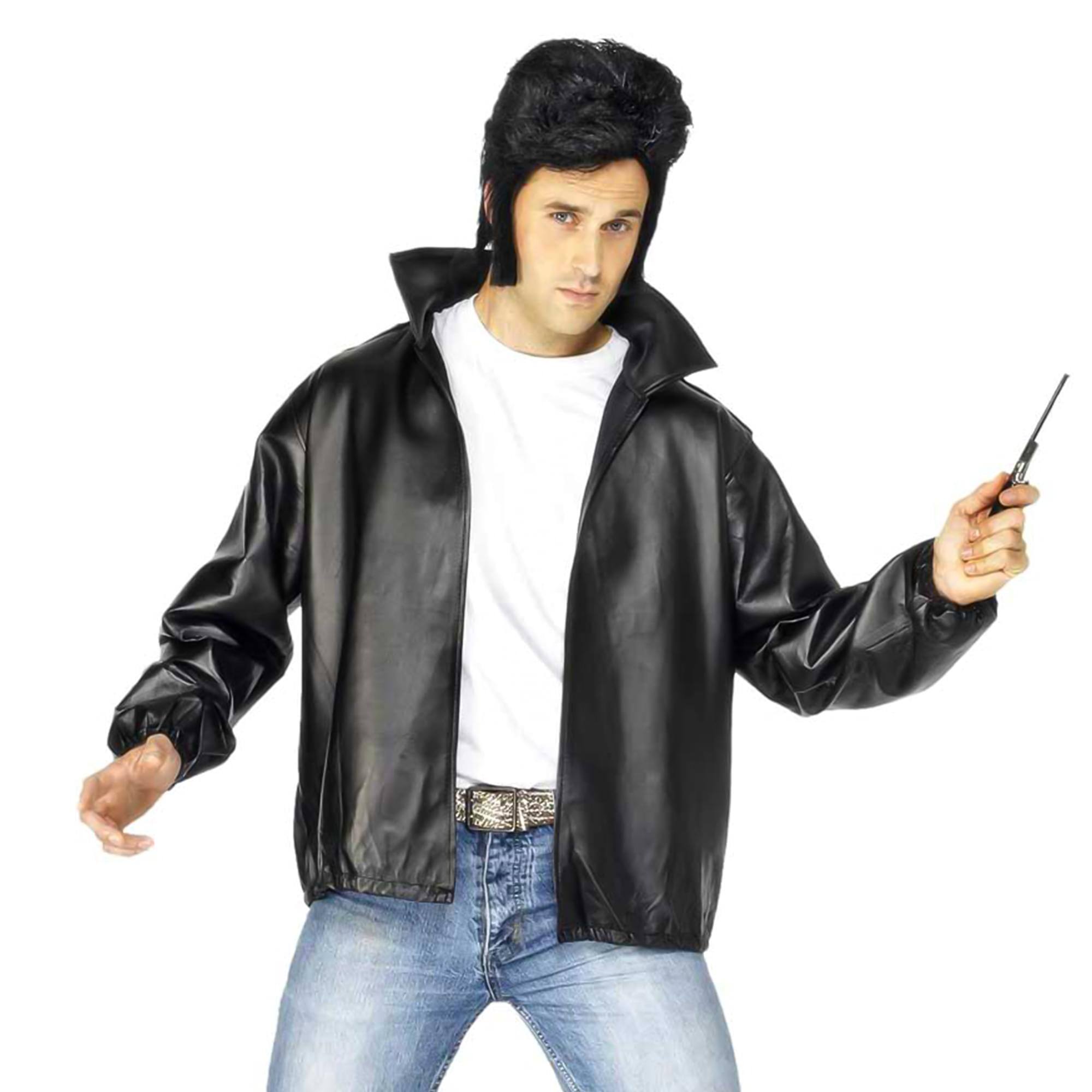 Smiffys - T Bird Jacket Adult Costume Medium - Black