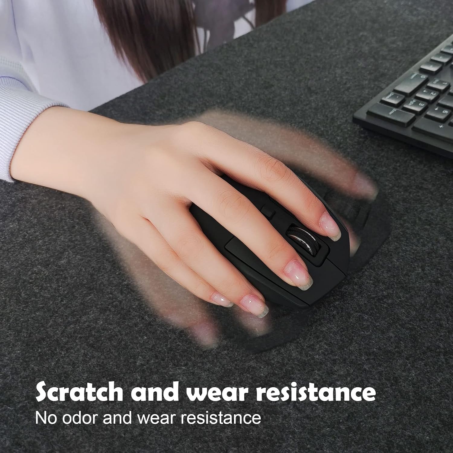 Scratch and wear resistance  
No odor and wear resistance