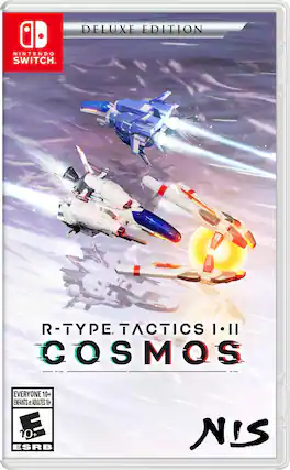DELUXE EDITION
NINTENDO SWITCH
R-TYPE TACTICS I II COSMOS
EVERYONE 10+
ENFANTS et ADULTES 10+
ESRB E 10+
NIS - E10+ (Everyone 10+)