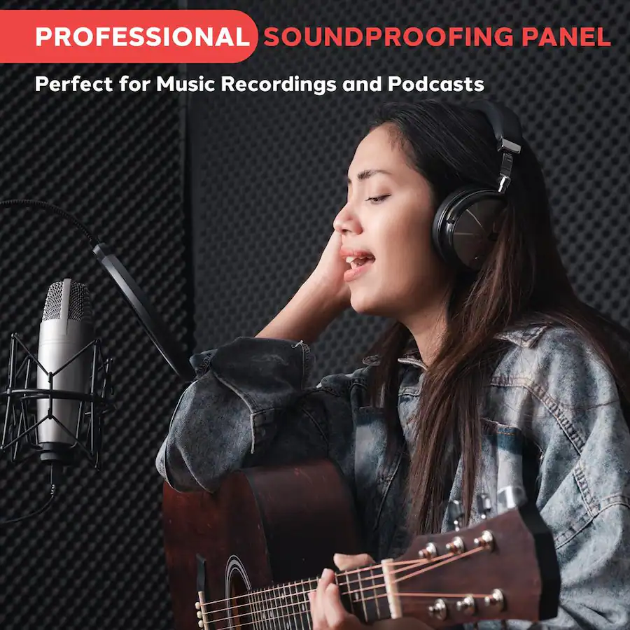Panel Microphone Pyle Microphone Isolation Panel with Height Adjustable Tripod Stand ...