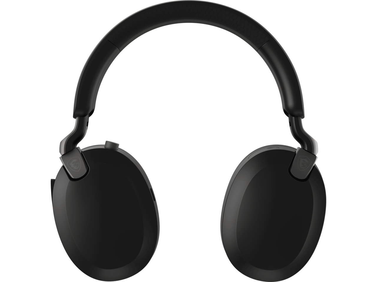 Alt View 7. MSI - MSI MAESTRO 500 W BLACK Wireless Bluetooth Over-the-Ear Headphones with 3.5mm Wired Option - Black - Black.