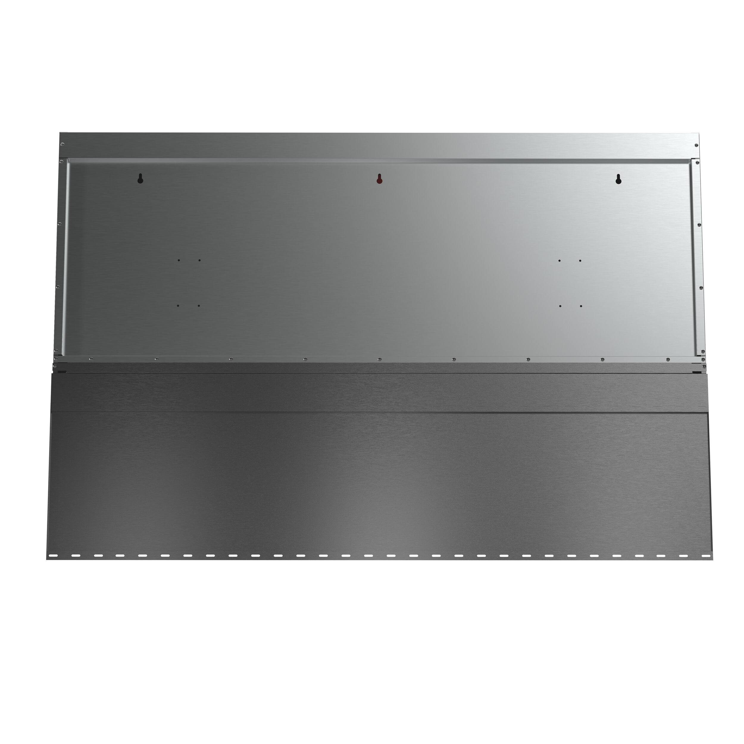 Back. Forno Appliances - Savona 48" Vented Wall Mounted Hybrid Range Hood - Silver.
