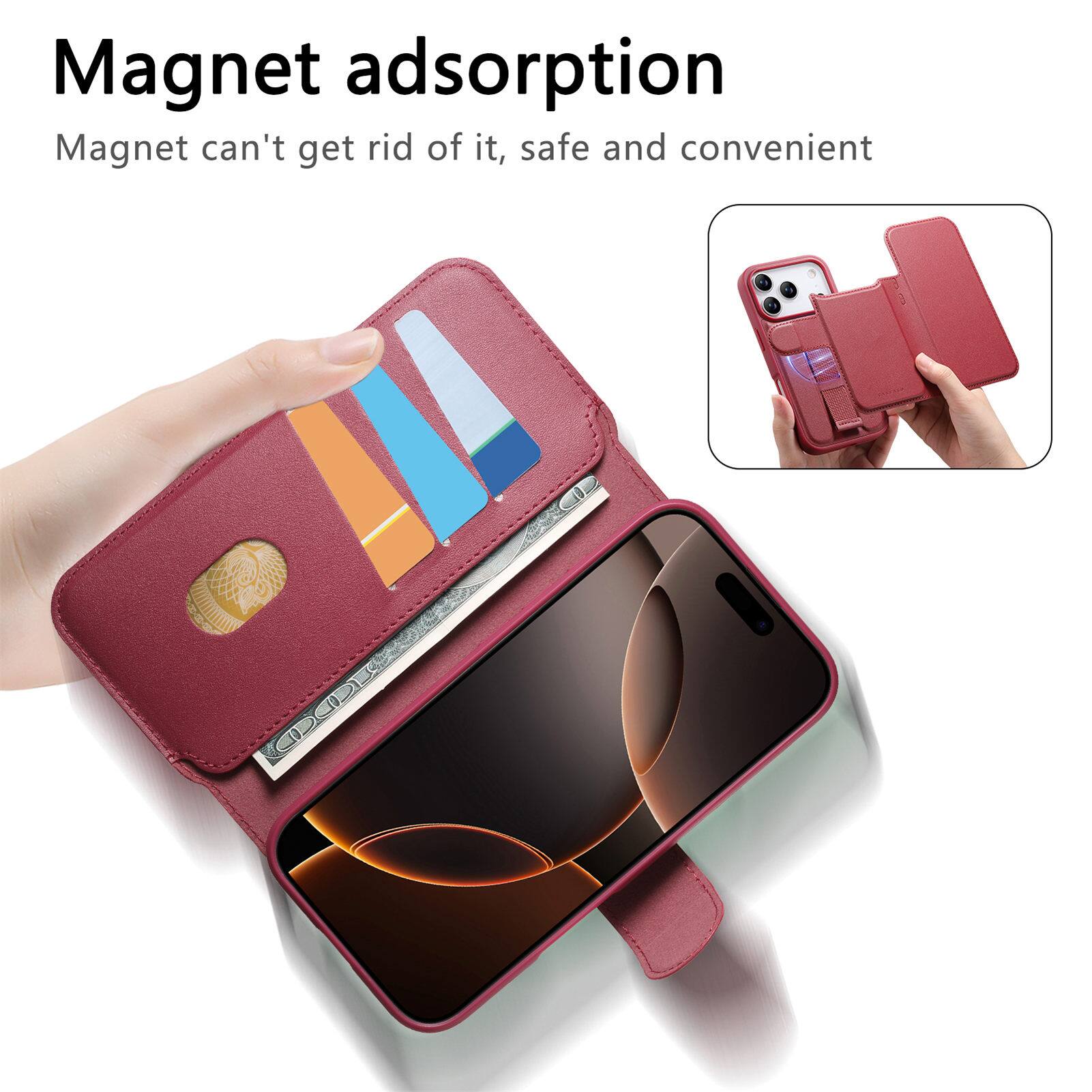 Magnet adsorption  
Magnet can't get rid of it, safe and convenient