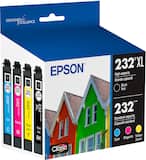 Epson - 232 Claria Ink High Capacity Black & Standard Color Cartridge Combo Pack (T232XL-BCS) - Black/Cyan/Magenta/Yellow